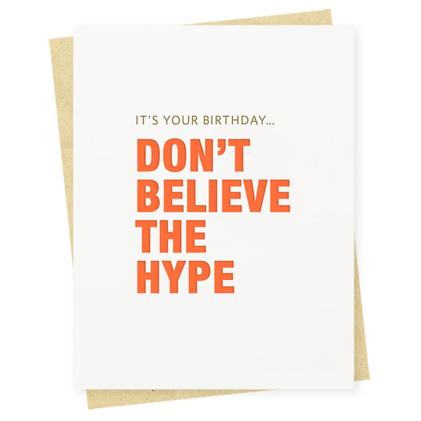 Hype Birthday Card