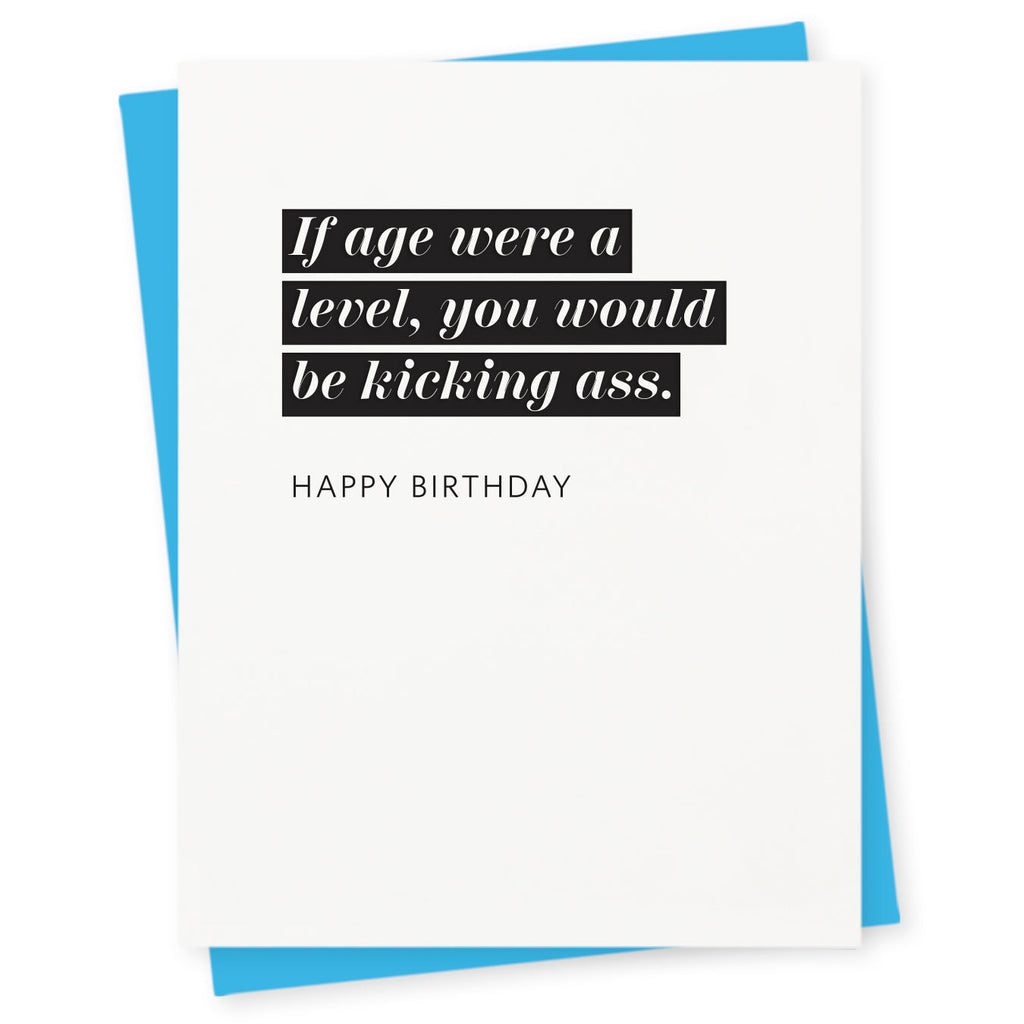 Levels Birthday Card