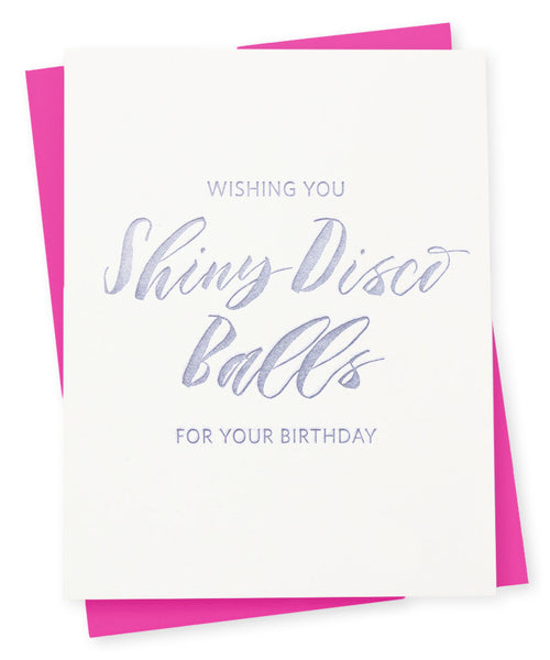 Disco Balls Birthday Card