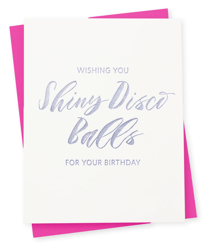 Disco Balls Birthday Card