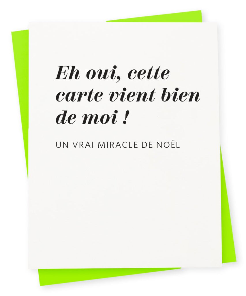 Noël Holiday Card - Français